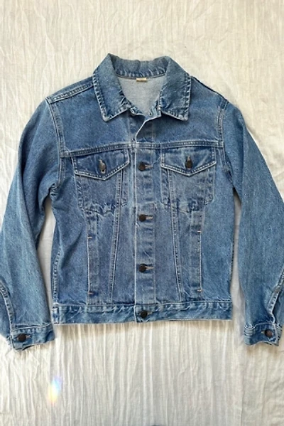 Vintage Biker Patched Denim Jacket Selected by Grievous Angel Vintage