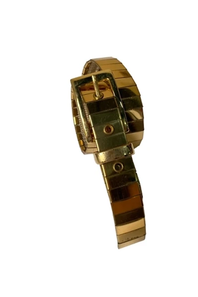 Vintage 1980s Gold Metallic Belt Selected by SharpLilTeeth