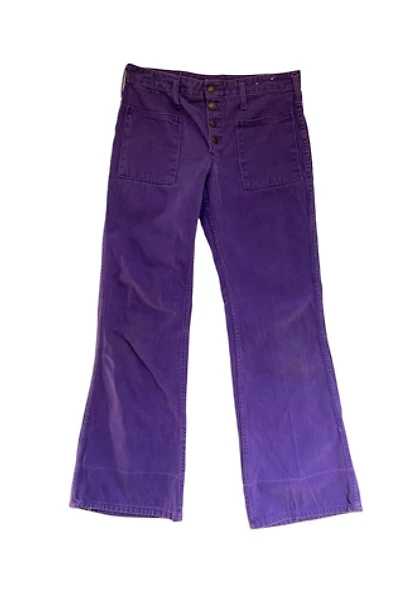 Vintage 1970s Purple Flare Leg Bell Bottoms Selected by SharpLilTeeth