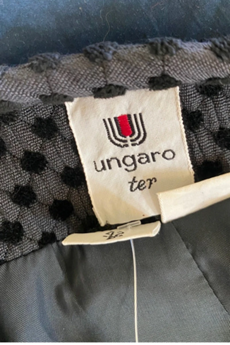 1980s Ungaro Velvet Flocked Bolero Jacket Selected By Ritual Vintage