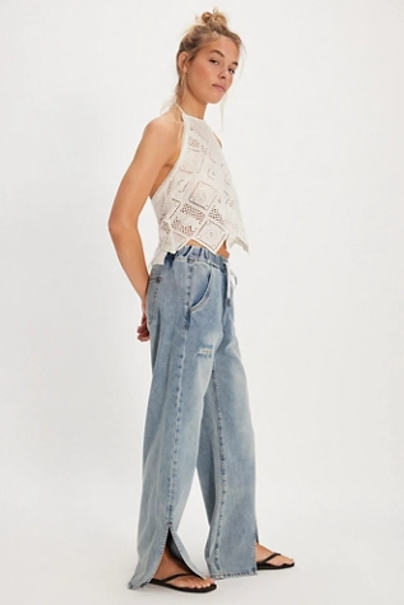 OneTeaspoon Roadhouse Wide-Leg Jeans