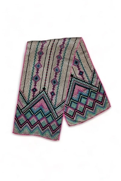 Vintage Givenchy Pixel Print Silk Scarf Selected by MARMALADE