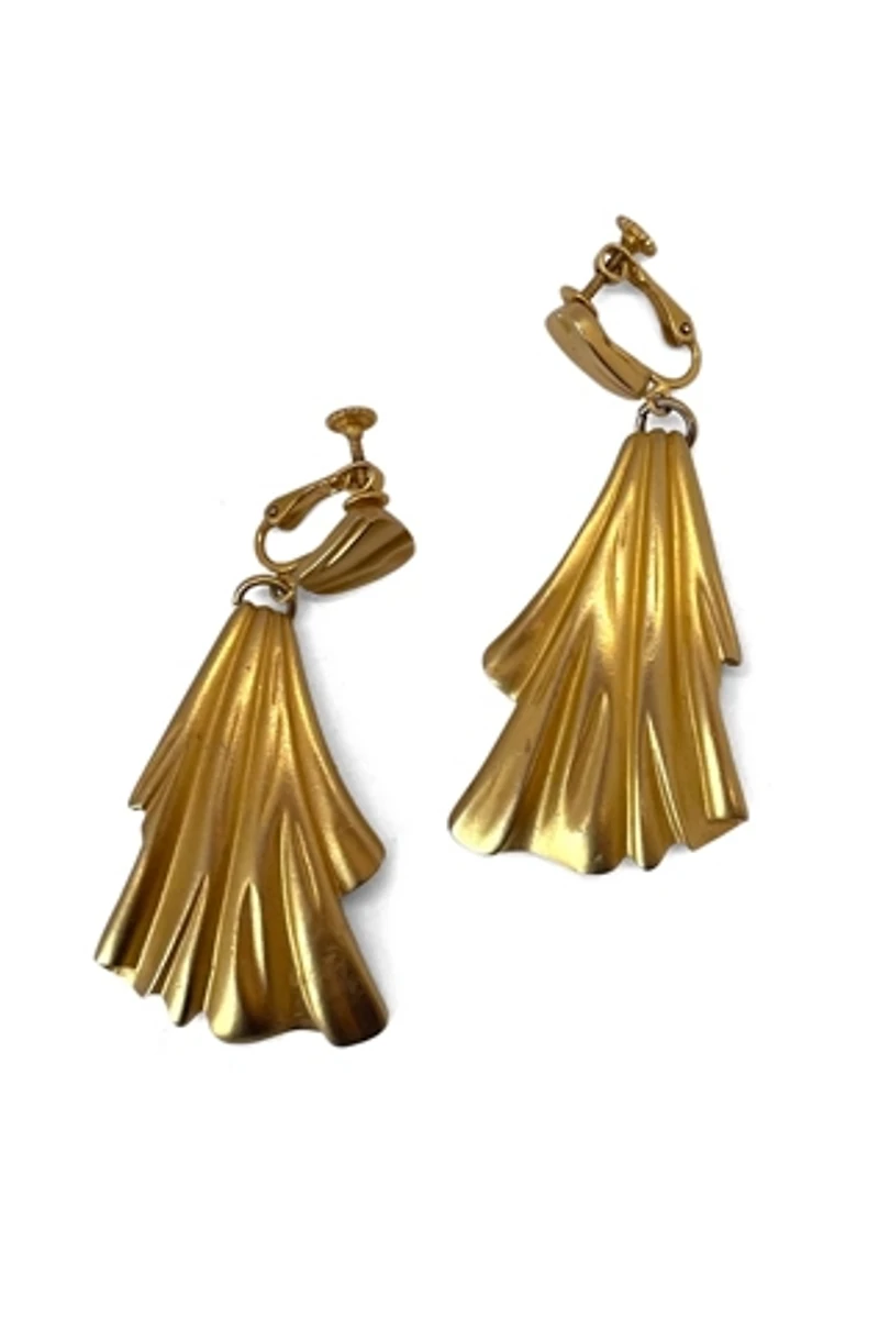 Mid-Century Trompe l’Oiel Tassel Earrings Selected by MARMALADE