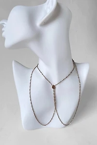 Antique Gold Filled Ladies Pocket Watch Chain with Slide Selected by MARMALADE