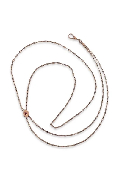 Antique Gold Filled Ladies Pocket Watch Chain with Slide Selected by MARMALADE