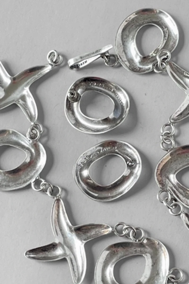 X O Sterling Silver Necklace and Earring Set Selected by MARMALADE