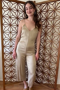 Strappy Silk Jumpsuit Selected by Picky Jane