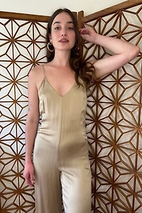 Strappy Silk Jumpsuit Selected by Picky Jane