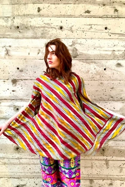 Vintage Batik Print Blouse Selected by Nomad Vintage