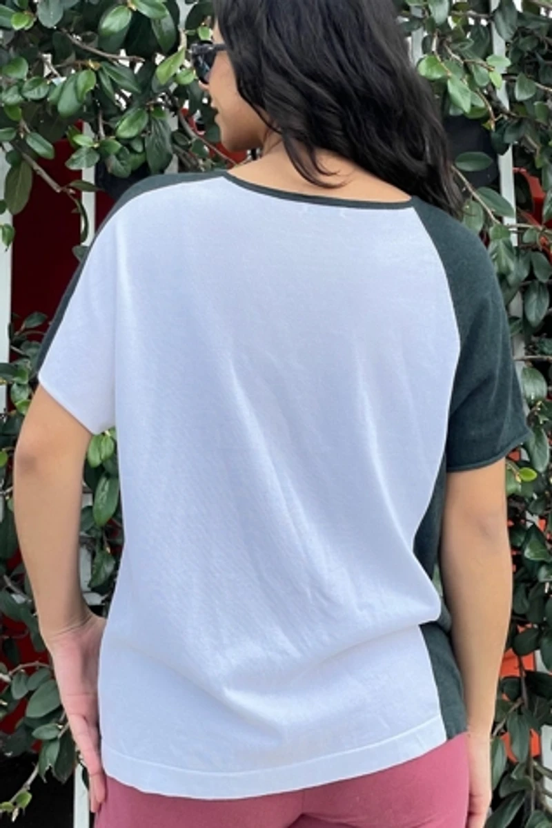 Dries Van Noten T-shirt with Rhinestone Trim Selected by FernMercantile