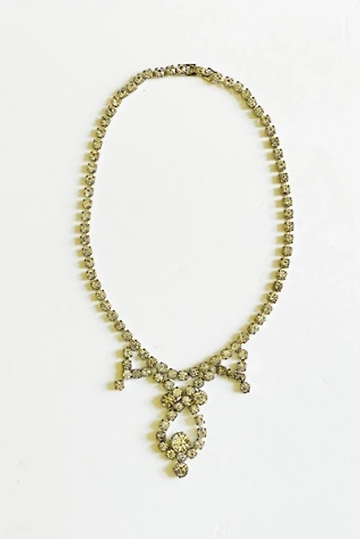 Vintage 1970's RhinestonewithDrops Necklace Selected by FernMercantile