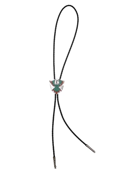 1970s Thunderbird Turquoise Bolo Tie Selected By Moons + Junes Vintage