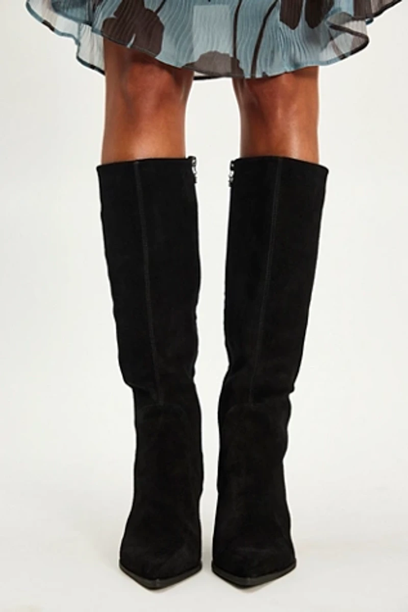 Yulia Tall Kitten Heel Boots