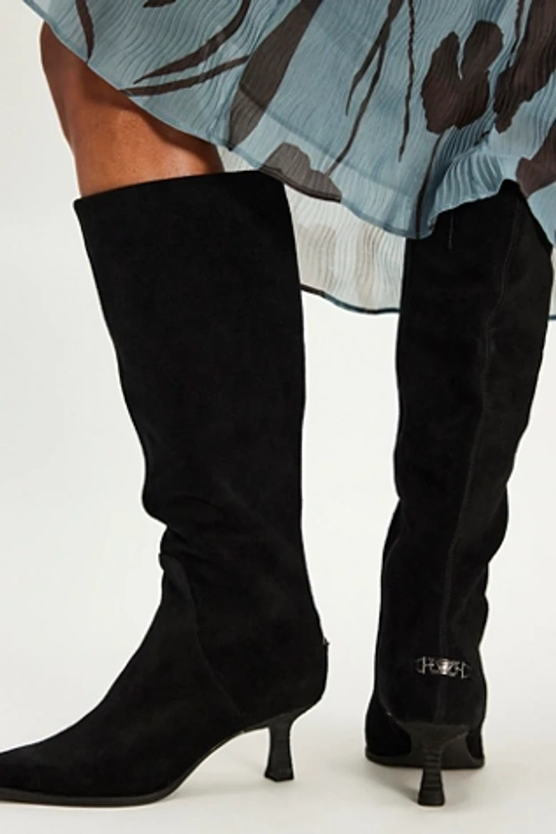 Yulia Tall Kitten Heel Boots