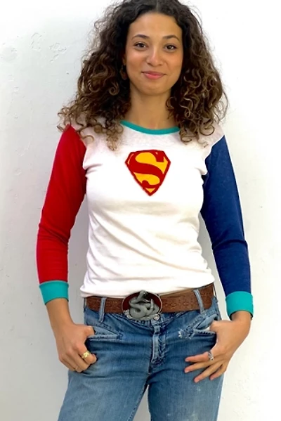 Vintage 1960's Superman Top Selected by Anna Corinna