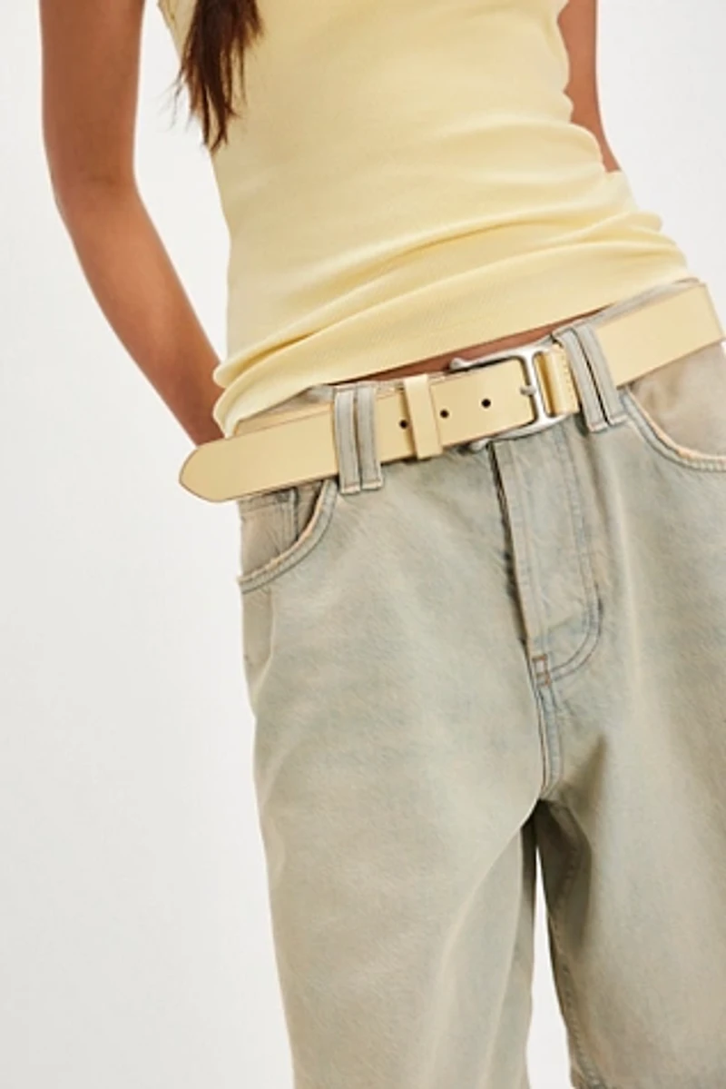 NWT Free People Carraway Leather Belt in Sour Cherry Free People | Accessories | Free People Carraway Leather  main image 2