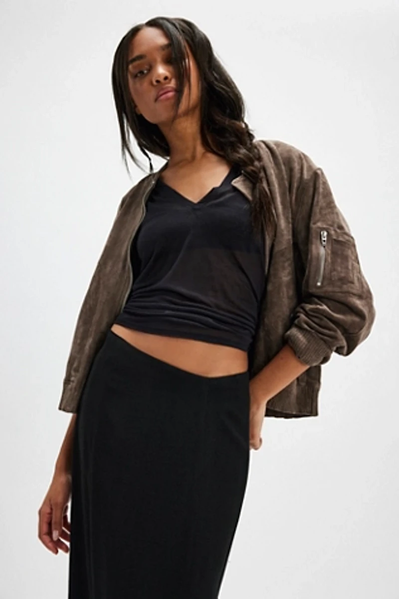 Third Form Chrome Vision Asymmetric Skirt