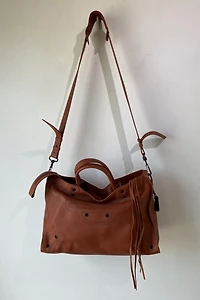 Balenciaga Blackout City Bag in Brick Red Selected by The Curatorial Dept.