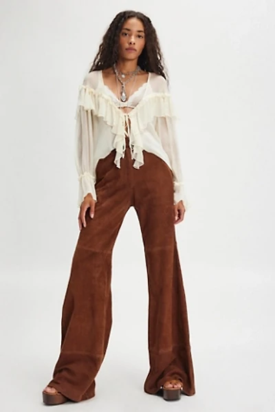 Understated Leather Suede Dream Pants
