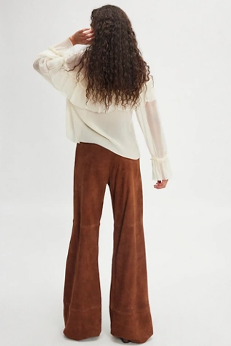 Understated Leather Suede Dream Pants