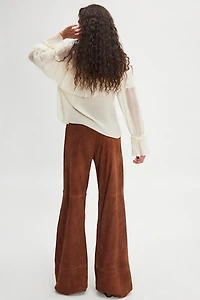 Understated Leather Suede Dream Pants