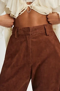 Understated Leather Suede Dream Pants