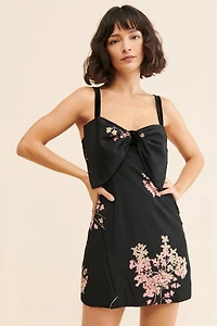 Tie A Bow Mini Dress