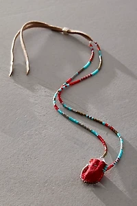 Julie Rofman x Kiki Love Mini Crystal Pouch Necklace