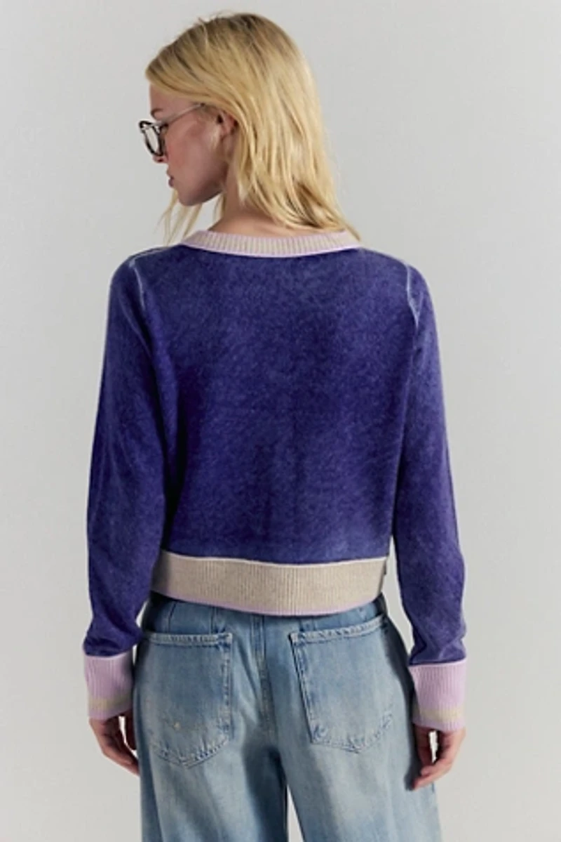 Nocturnal Patterned Cashmere Cardi