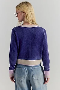 Nocturnal Patterned Cashmere Cardi