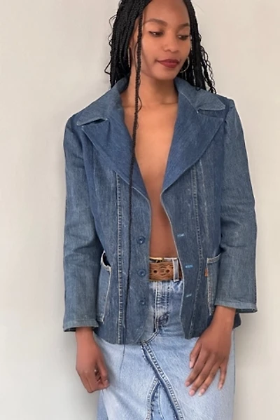 Vintage 1970's Levi's Denim Patchwork Jacket Selected By Afterlife Boutique