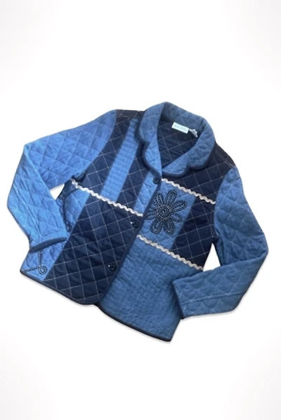 1990s Patchwork Quilted Denim Jacket Selected By Ritual Vintage