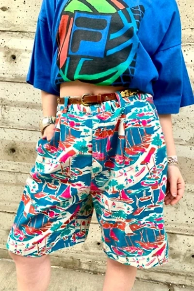 Vintage 1980’s Print Shorts Selected by Nomad Vintage