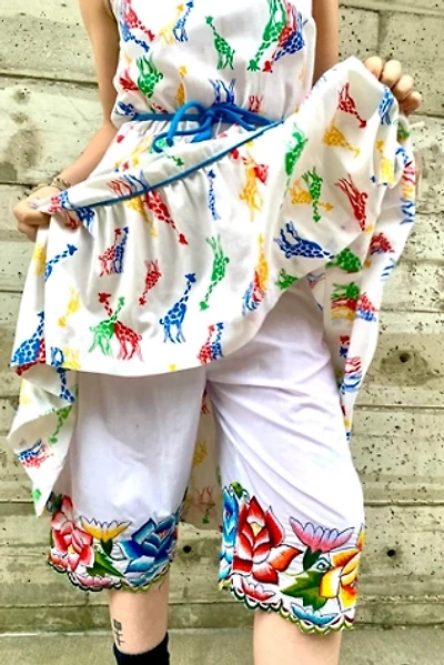 1980’s Embroidered Bloomers Selected by Nomad Vintage