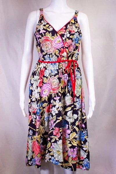 Vintage 70s Dash-About Floral Dress Selected by Black Shag Vintage