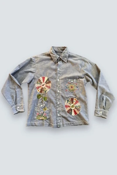 Vintage Embroidered Chambray Shirt Selected by Goodbye Heart
