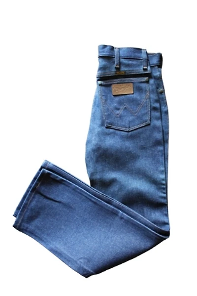 Deadstock Vintage Wrangler Cowboy Cut Blue Jeans Selected By Moons + Junes Vintage