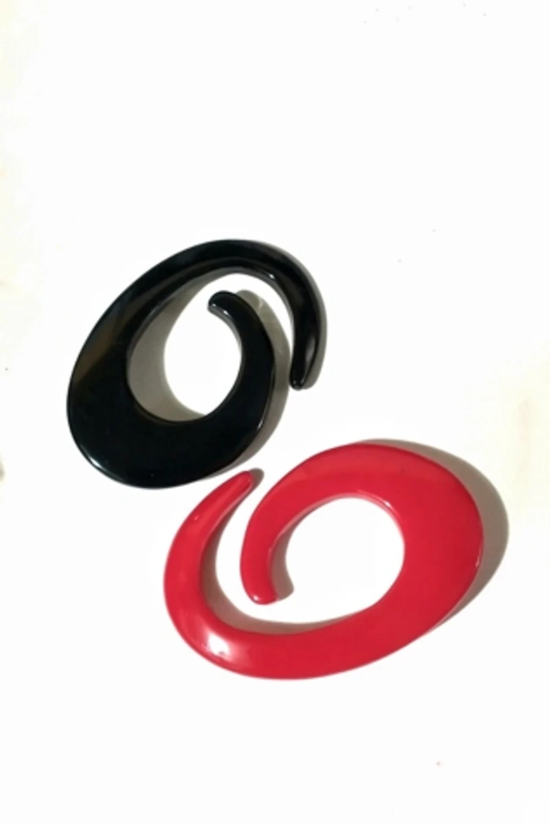 1980's Swirl Scarf Pins Selected by Garbage Soup