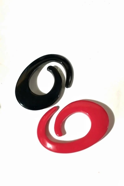 1980's Swirl Scarf Pins Selected by Garbage Soup