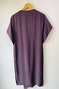 Lanvin Purple Ruffle Midi Dress Selected by The Curatorial Dept