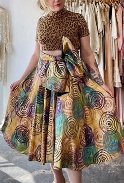Vintage Desmond’s Painted Sequin Skirt Selected by The Curatorial Dept.