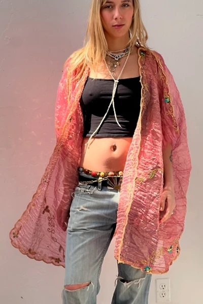 Anna Corinna Reworked Vintage Embroidered and Beaded Organza Jacket