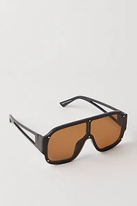 Cooper Oversized Shield Sunglasses