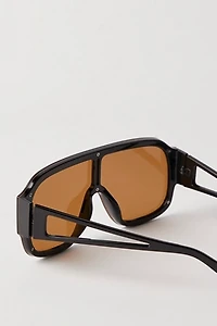 Cooper Oversized Shield Sunglasses