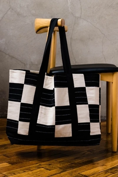 Anchal Checkered Tote