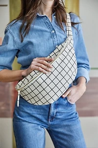 Anchal Block Print Sling Crossbody Bag