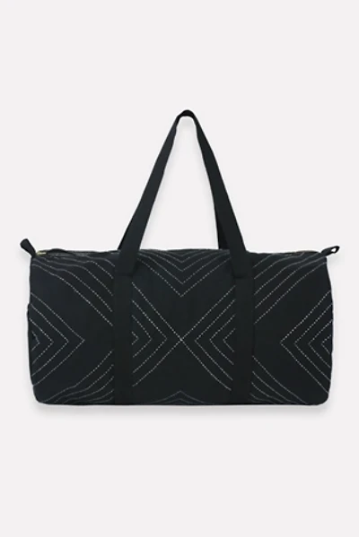 Anchal Arrow-Stitch Weekender Duffel Bag