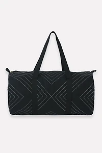 Anchal Arrow-Stitch Weekender Duffel Bag