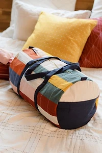 Anchal Multi-Check Weekender Duffel Bag