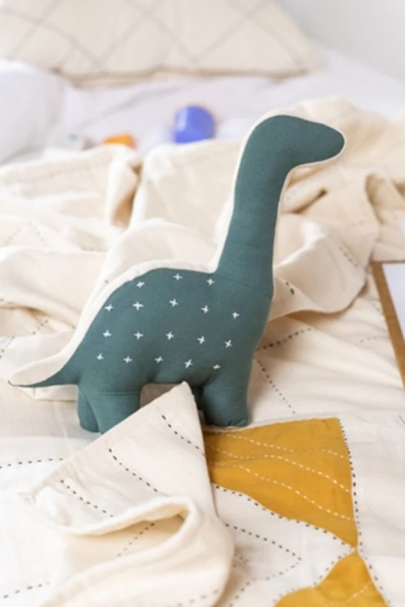 Anchal Kantha Handmade Stuffed Dinosaur